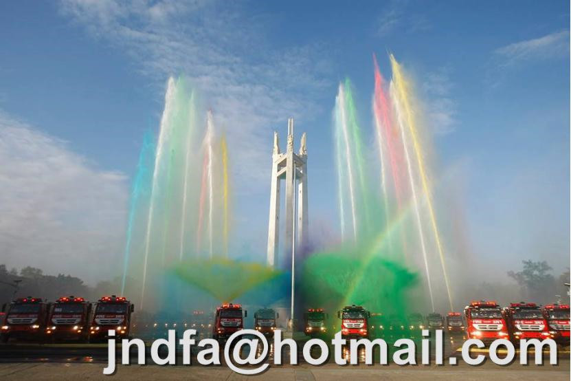 JDFtruck fire trucks turnover ceremony 