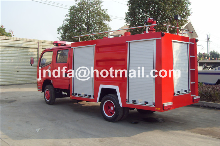 dongfeng water fire truck, water fire truck, fire fighting truck