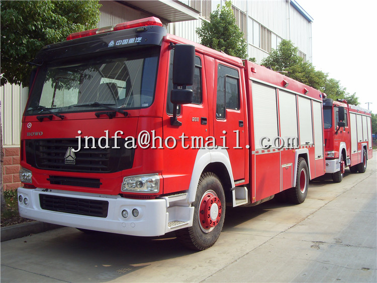 HOWO water fire truck，water fire fighting truck，fire truck