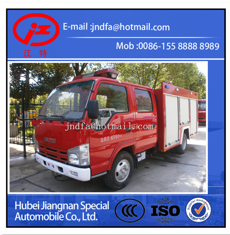 Isuzu Fire Truck, Fire Truck 2000L, Fire Fighting Truck