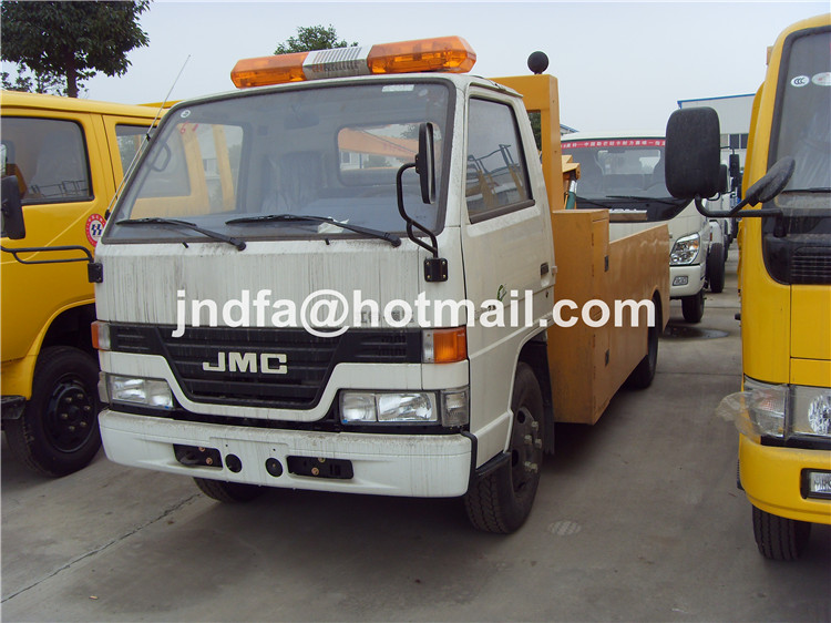JMC Flat Low Bed Road Wrecker Tow Truck,Recovery Truck