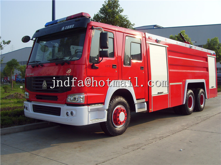 HOWO 6x4 Water Fire Fighting Truck，Fire Truck