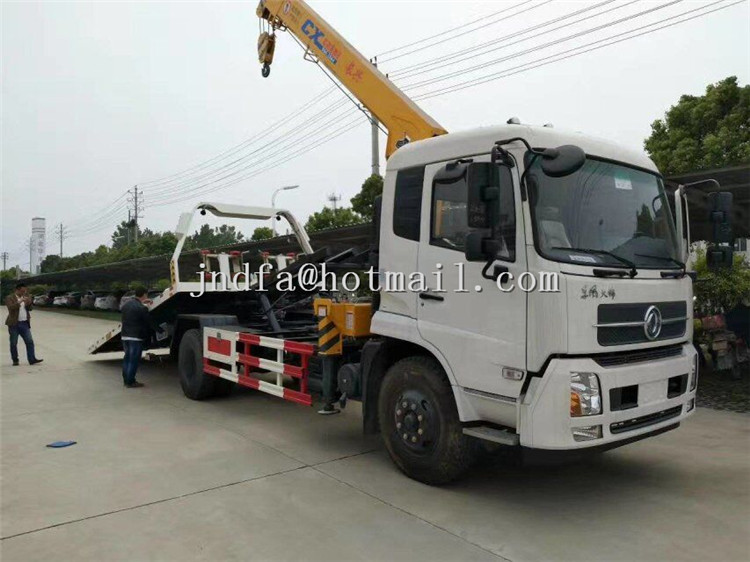Dongfeng tianjin 10 ton wrecker and recovery truck