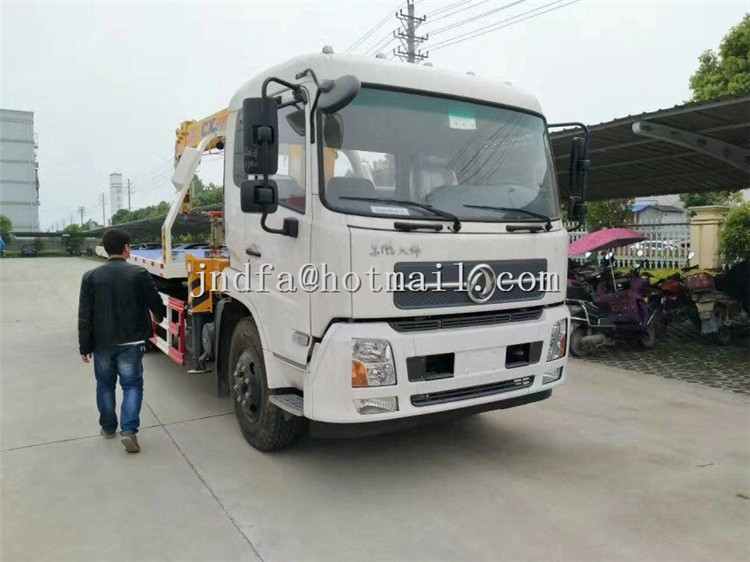 Dongfeng tianjin 10 ton wrecker and recovery truck