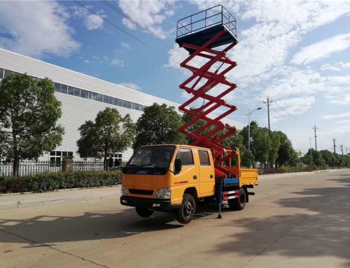 JMC two rows cab 8m to 10m Lift platform truck