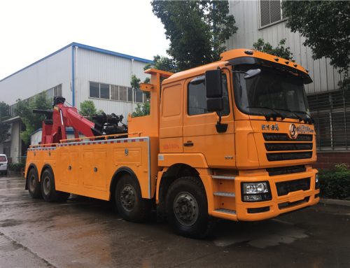 One by one road rescue vehicle 8×4 highway excavator transporter
